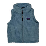 Age 5-6 Patagonia Fleece Gilet - XS Blue Polyester