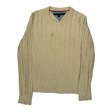 Tommy Hilfiger Jumper - Large Cream Cotton