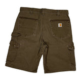 Carhartt Cargo Shorts - 36W 11L Brown Cotton
