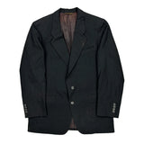 Double Breasted Christian Dior Blazer - Medium Black Wool Blend