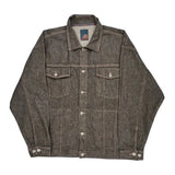 Godbody Hip Hop Denim Jacket - 3XL Grey Denim