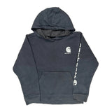 Age 10-12 Carhartt Hoodie - Medium Grey Cotton