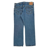 517 Levis Boot Cut Jeans - 36W 30L Blue Cotton