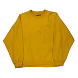 Starter Sweatshirt - Medium Yellow Cotton