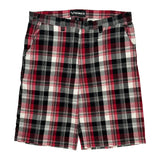 Avirex Checked Shorts - 38W 10L Black Cotton