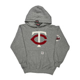 Minnesota Twins Stitches Mlb Hoodie - Small Grey Cotton