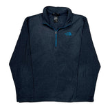 The North Face Fleece - Large Blue Polyester