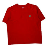 Carhartt T-Shirt - 2XL Red Cotton
