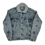 Sherpa Levis Denim Jacket - Small Light Wash Cotton