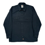 Dickies Shirt - Large Black Polyester Blend