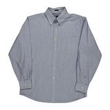 Tommy Hilfiger Striped Shirt - Large Blue Cotton