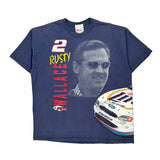 Penske Racing Competitors View Nascar T-Shirt - XL Navy Cotton