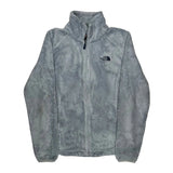 The North Face Fleece Jacket - Small Grey Polyester