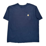 Carhartt T-Shirt - 2XL Navy Cotton