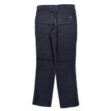 Dickies Carpenter Trousers - 30W 32L Black Cotton