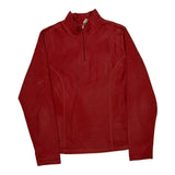 The North Face Fleece - Large Red Polyester