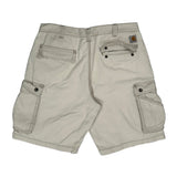 Carhartt Cargo Shorts - 36W 11L Beige Cotton