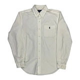 Ralph Lauren Shirt - Medium White Cotton