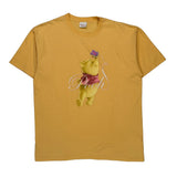 Winnie The Pooh Disney Cartoon T-Shirt - XL Yellow Cotton