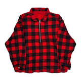 Marlboro Checked Fleece - 2XL Red Polyester