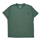 Dickies T-Shirt - 2XL Green Cotton Blend