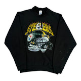 Pittsburgh Steelers Salem Graphic Sweatshirt - XL Black Cotton Blend