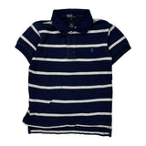 Age 4 Polo By Ralph Lauren Striped Polo Shirt - XS Navy Cotton