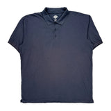 Dickies Polo Shirt - XL Navy Cotton Blend