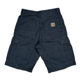 Carhartt Cargo Shorts - 29W 10L Blue Cotton Blend