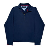 Tommy Hilfiger 1/4 Zip - XL Navy Cotton