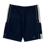 Nike Sport Shorts - Large Navy Polyester