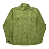 Patagonia Checked Shirt - Medium Green Polyester