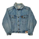 Avirex Denim Jacket - Large Light Wash Cotton