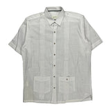 Kosta Azul Short Sleeve Shirt - Large White Linen