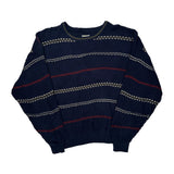 Bugle Boy Striped Jumper - XL White Acrylic