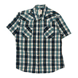 Levis Checked Short Sleeve Shirt - 2XL Multicoloured Cotton