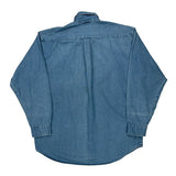 Mickey Inc Cartoon Denim Shirt - Large Blue Cotton