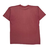 Blank Fashion Gear Single Stitch T-Shirt - Large Red Cotton