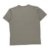 Polo By Ralph Lauren V-Neck T-Shirt - Large Beige Cotton