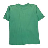 Oneita Single Stitch T-Shirt - Large Green Cotton