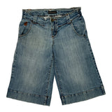 Rocawear Hip Hop Denim Shorts - 28W UK 6 Light Wash Cotton
