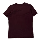 Carhartt T-Shirt - Small Burgundy Cotton