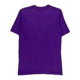Blank Fruit Of The Loom Single Stitch T-Shirt - Small Purple Cotton