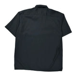 Control Equipment Logo Dickies Short Sleeve Shirt - Large Black Polyester Blend