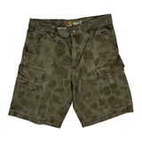Carhartt Cargo Shorts - 34W 11L Camo Cotton