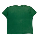 Hanes Single Stitch T-Shirt - XL Green Cotton Blend