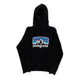 Fair Trade Certified Patagonia Hoodie - Small Black Cotton