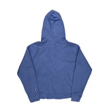 Reverse Weave Champion Hoodie - Medium Blue Cotton