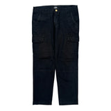 Dickies Cargo Trousers - 36W 32L Black Cotton