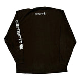 Carhartt Long Sleeve T-Shirt - XL Black Cotton